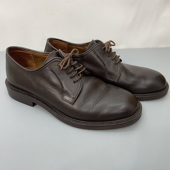 Brooks Brothers Other - Brooks Brothers Oxfords Dress Shoes Made In Italy Leather Dark Brown Mens 9.5D
